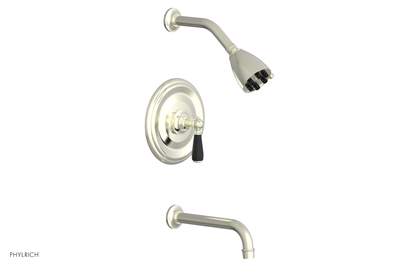 JAMESTOWN - Pressure Balance Tub & Shower Set - Lever Handle with "Black" Accents 165-27