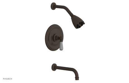JAMESTOWN - Pressure Balance Tub & Shower Set - Lever Handle with "Grey" Accents 165-27