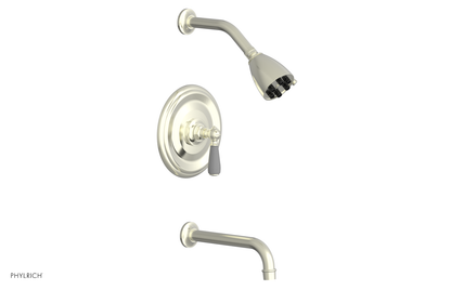 JAMESTOWN - Pressure Balance Tub & Shower Set - Lever Handle with "Grey" Accents 165-27