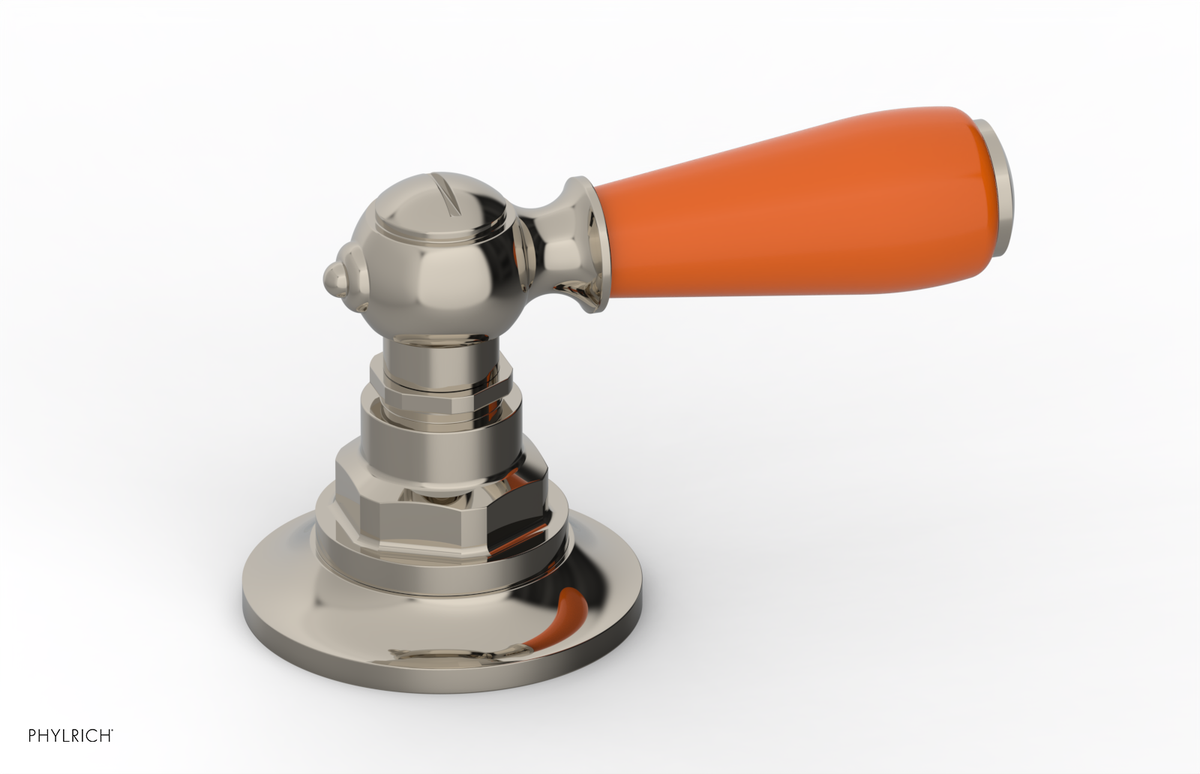 JAMESTOWN - Volume Control/Diverter Trim - Lever Handle with "Orange" Accents 165-36