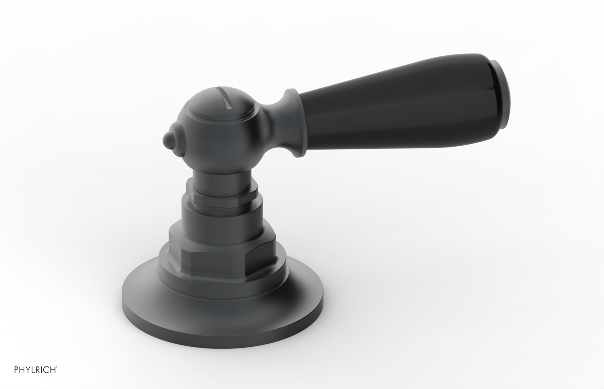 JAMESTOWN - Volume Control/Diverter Trim - Lever Handle with "Black" Accents 165-36