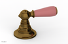 JAMESTOWN - Volume Control/Diverter Trim - Lever Handle with "Pink" Accents 165-36