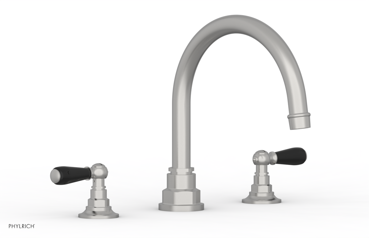 JAMESTOWN - Deck Tub Set - Lever Handles with "Black" Accents 165-41