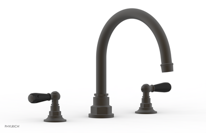 JAMESTOWN - Deck Tub Set - Lever Handles with "Black" Accents 165-41