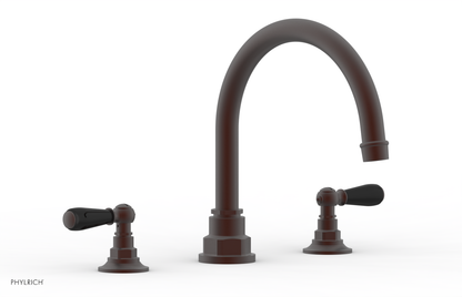 JAMESTOWN - Deck Tub Set - Lever Handles with "Black" Accents 165-41