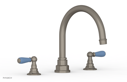 JAMESTOWN - Deck Tub Set - Lever Handles with "Light Blue" Accents 165-41