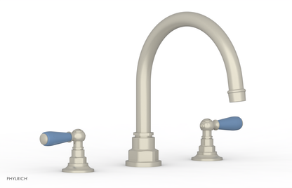JAMESTOWN - Deck Tub Set - Lever Handles with "Light Blue" Accents 165-41