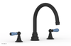 JAMESTOWN - Deck Tub Set - Lever Handles with "Light Blue" Accents 165-41