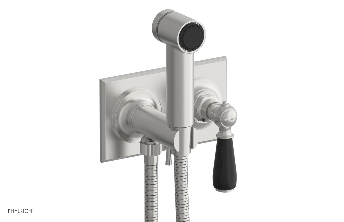 JAMESTOWN - Wall Mounted Bidet - Lever Handle with "Black" Accents 165-65