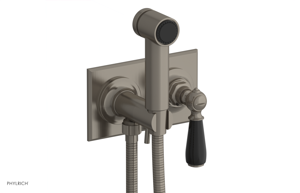 JAMESTOWN - Wall Mounted Bidet - Lever Handle with "Black" Accents 165-65