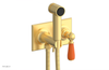 JAMESTOWN - Wall Mounted Bidet - Lever Handle with "Orange" Accents 165-65