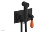 JAMESTOWN - Wall Mounted Bidet - Lever Handle with "Orange" Accents 165-65