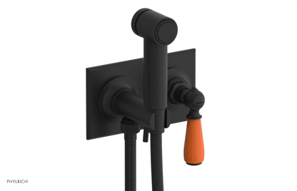 JAMESTOWN - Wall Mounted Bidet - Lever Handle with "Orange" Accents 165-65
