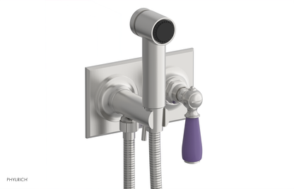 JAMESTOWN - Wall Mounted Bidet - Lever Handle with "Purple" Accents 165-65