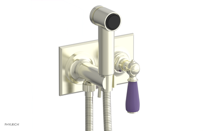 JAMESTOWN - Wall Mounted Bidet - Lever Handle with "Purple" Accents 165-65
