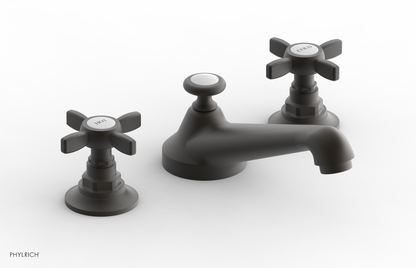 JAMESTOWN Widespread Faucet - Low Spout - Cross Handle 165-01