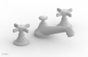 JAMESTOWN Widespread Faucet - Low Spout - Cross Handle 165-01