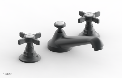 JAMESTOWN Widespread Faucet - Low Spout - Cross Handle 165-01