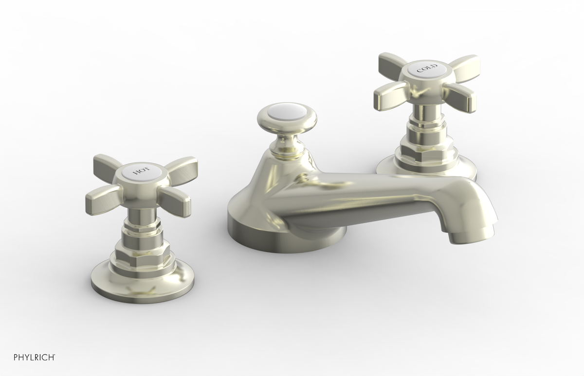 JAMESTOWN Widespread Faucet - Low Spout - Cross Handle 165-01