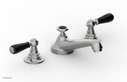 JAMESTOWN Widespread Faucet - Low Spout - Lever Handle with "Black" Accents 165-02