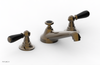 JAMESTOWN Widespread Faucet - Low Spout - Lever Handle with "Black" Accents 165-02