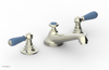 JAMESTOWN Widespread Faucet - Low Spout - Lever Handle with "Light Blue" Accents 165-02