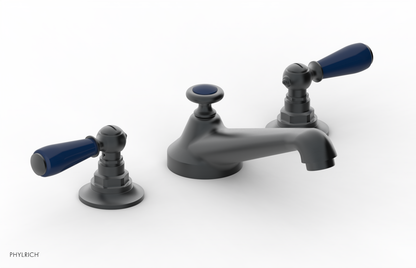 JAMESTOWN Widespread Faucet - Low Spout - Lever Handle with "Navy Blue" Accents 165-02