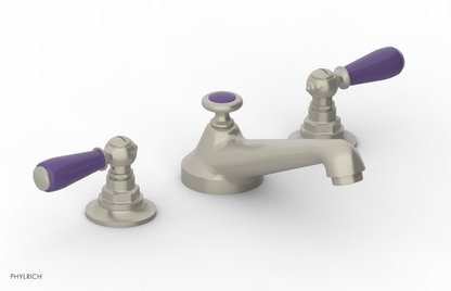 JAMESTOWN Widespread Faucet - Low Spout - Lever Handle with "Purple" Accents 165-02