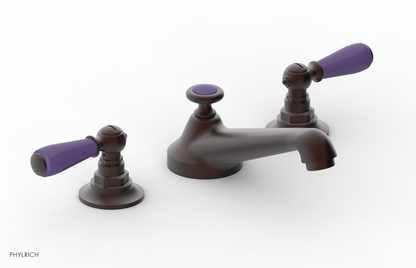 JAMESTOWN Widespread Faucet - Low Spout - Lever Handle with "Purple" Accents 165-02