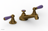 JAMESTOWN Widespread Faucet - Low Spout - Lever Handle with "Purple" Accents 165-02