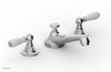 JAMESTOWN Widespread Faucet - Low Spout - Lever Handle with "White" Accents 165-02