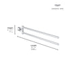 Grohe Atrio Double Towel bar