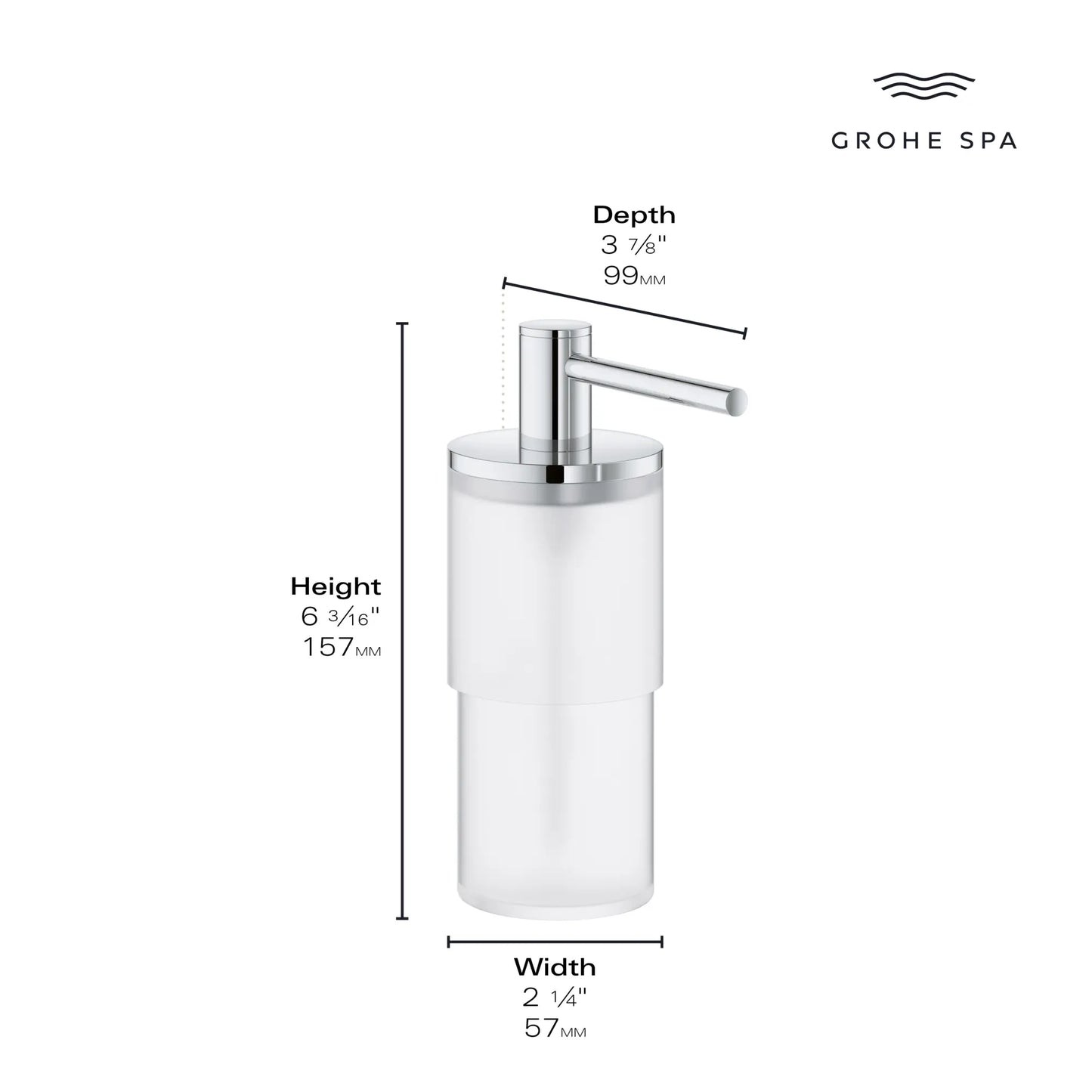 Grohe Atrio Soap Dispenser without holder
