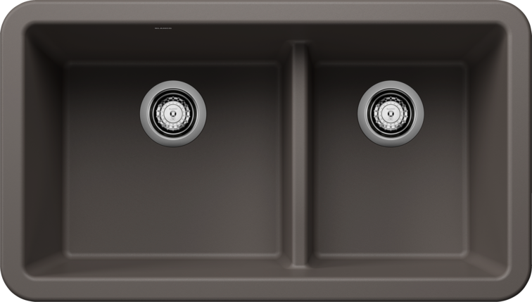 Blanco Ikon 33 1¾ Low Divide Silgranit Kitchen Sink