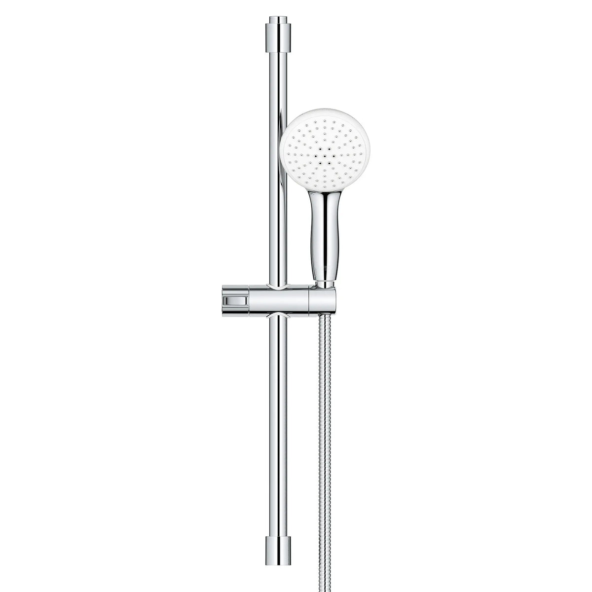 GROHE Tempesta Round 110 24" Shower Rail Set, 2-Spray, 1.5 GPM (5.7 L/min) – 26077