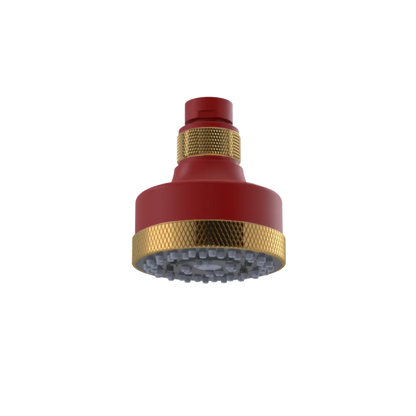 Rubinet 3 FUNCTION SHOWER HEAD Maroon