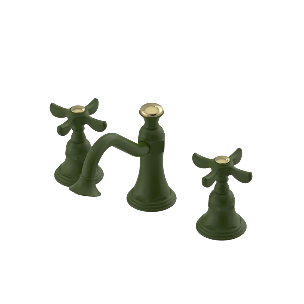 Rubinet Widespread Lav. Set. (less drain) Green Envy