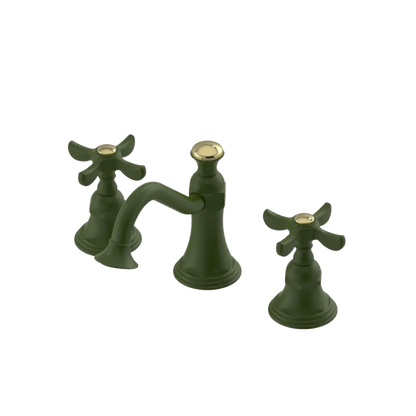 Rubinet Widespread Lav. Set. (less drain) Green Envy