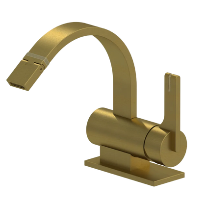 Rubinet Single Control Bidet Fitting (less drain) Antique Brass Matt