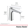 American Standard Aspirations® Single-Handle Bathroom Faucet 1.2 gpm/ 4.5 L/min With Lever Handle Less Drain
