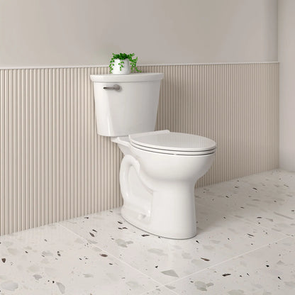 American Standard Cadet® PRO Two-Piece 1.6 gpf/6.0 Lpf Compact Chair Height Elongated Toilet Less Seat