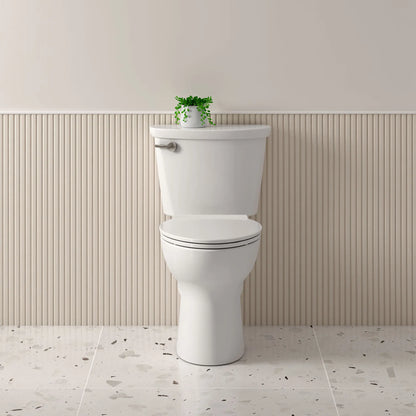 American Standard Cadet® PRO Two-Piece 1.6 gpf/6.0 Lpf Compact Chair Height Elongated Toilet Less Seat
