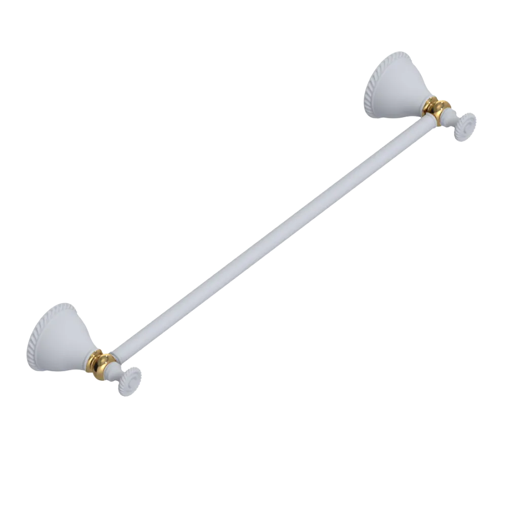 Rubinet Towel Bar 18" Matt White