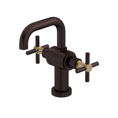 Rubinet Single Hole Dual Handle Lav. Set. (less drain) Oil Rubbed Bronze