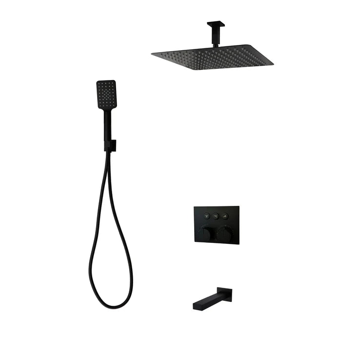 Diamond Push-Button Three Way Thermostatic System-Kit 4