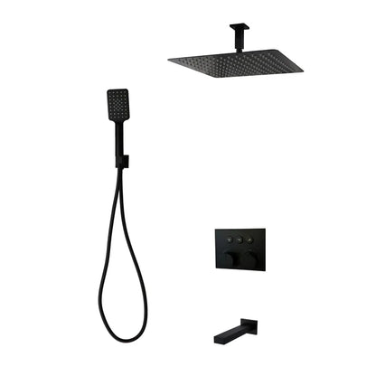 Diamond Push-Button Three Way Thermostatic System-Kit 4