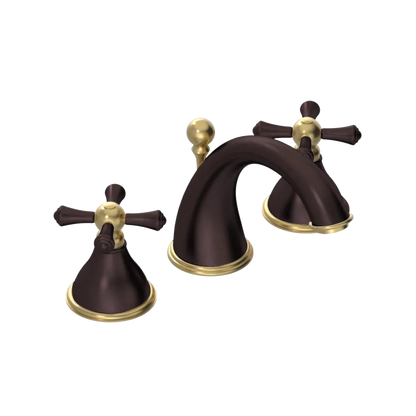Rubinet Widespread Lav. Set. (less drain) Oil Rubbed Bronze