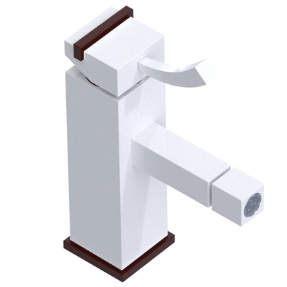 Rubinet Single Control Bidet Fitting (less drain) White