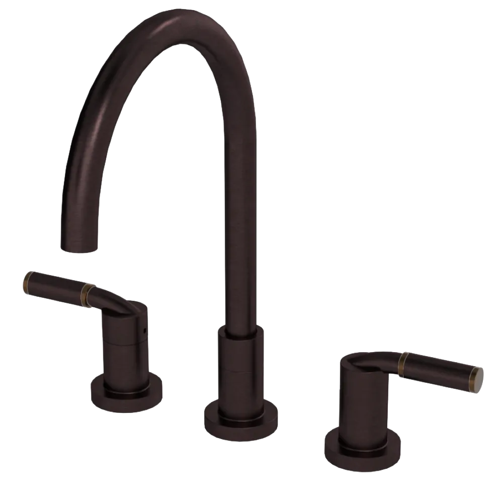 Rubinet Widespread Kitchen Set Oil Rubbed Bronze