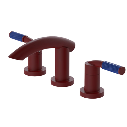 Rubinet Widespread Lav. Set. (less drain) Maroon
